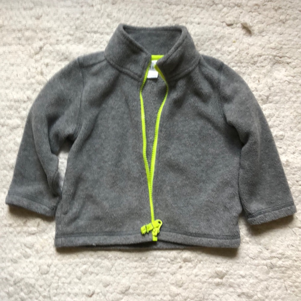 Carters Fleece Jacket gray size 18 months